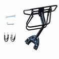 thumbnail image 1 of predolo Cycle Rear Rack Heavy Duty Rear Bike Rack Stable 3-Point Mount Adjustable Cycle Touring Rack for Commuters, 1 of 10