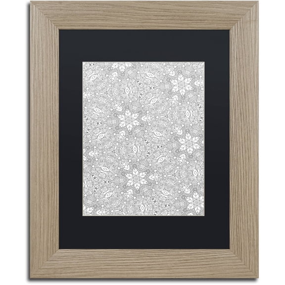 Trademark Fine Art "Kaleidoscope Two" Canvas Art by Hello Angel, Black Matte, Birch Frame