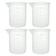 thumbnail image 1 of 4 pcs Tazas Medidoras Laboratorios Vasos Graduados PP 100ml, 1 of 6