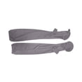 thumbnail image 2 of Dark Gray 21.1 Inch Ice Silk Cooling Arm Sleeves with Thumb Hole for Men Women, UPF 50+ UV Sun Protection Loose Fit Sport Sleeves, 1 Pair, 2 of 7