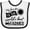 White and Black, variant on Inktastic My Grandpa is the World's Best Farmer Tractor Design Boys or Girls Baby Bib