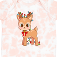 thumbnail image 4 of Inktastic Cute Christmas Reindeer with Christmas Lights Boys or Girls Baby Bodysuit, 4 of 5