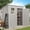 Gray, variant on ELPOSUN Outdoor Storage Shed 5x3 FT, Resin Garden Shed for Bike, Garbage Can, Tool, Plastic Outside Sheds & Outdoor Storage Storage Box with Lockable Door for Backyard, Patio, Lawn, Sandstone