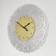thumbnail image 2 of Reloj de pared de caligrafía islámica acrílica de cuarzo, decoración musulmana para el hogar Eid, plateado Oro plateado, 2 of 7