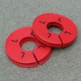 thumbnail image 1 of RENACLIPY 10 Pcs Cercles d'Exposition en Plastique Rouges pour Tailles de Vêtements pour Centre Commercial et Maison, 1 of 3