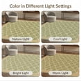 thumbnail image 7 of ODIKA 6'x9' Washable Area Rug Boho Trellis Distressed Farmhouse Border Ornamental Scrolls Vintage Flowing for Family Room, Living Room, Master Bedroom, Non-Slip, Easy Care, 7 of 7