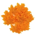 thumbnail image 5 of 50/100Pcs Fadeless Fake Autumn Maple Leaf Home Bedroom Wall Wedding Party Decor, 5 of 7