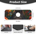 thumbnail image 2 of Sikiie Colorful Flower Meditating Hamster Splash Guard for Sink Faucet-1 PC Super Absorbent Fast Drying Mat Sink Gadgets-Splash Guard for Kitchen, Sink Mat, 2 of 7