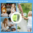 thumbnail image 5 of Air tag Wristband Kids(2 Pack), Nylon Air tag Bracelet for Kids Compatible with Apple Air tag, Air tags Protective Cover with Strap Holder Lightweight Elastic Watch Band for Kids, Elders, 5 of 16