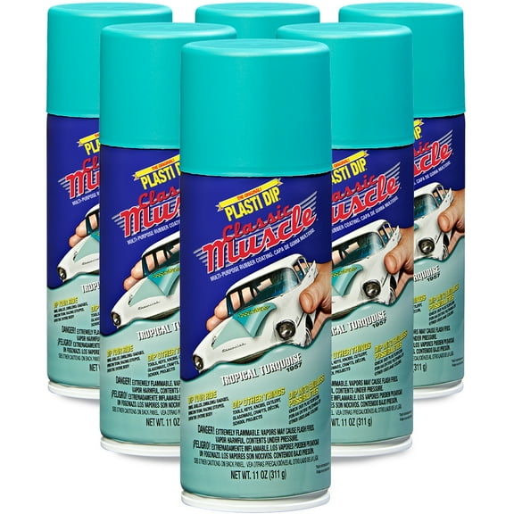 Plasti Dip® Classic Muscle? Tropical Turqoise Multi-Purpose Rubber Coating 11 oz. Can