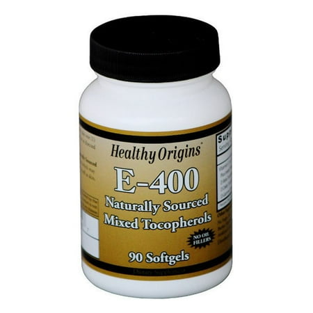 Healthy Origins La vitamine E 400 UI, 90 Ct