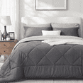 thumbnail image 2 of U by Bedsure Queen Comforter Set,7 Pieces Bed in a Bag, Reversible Lightweight Bedding Set, Gray, 2 of 9