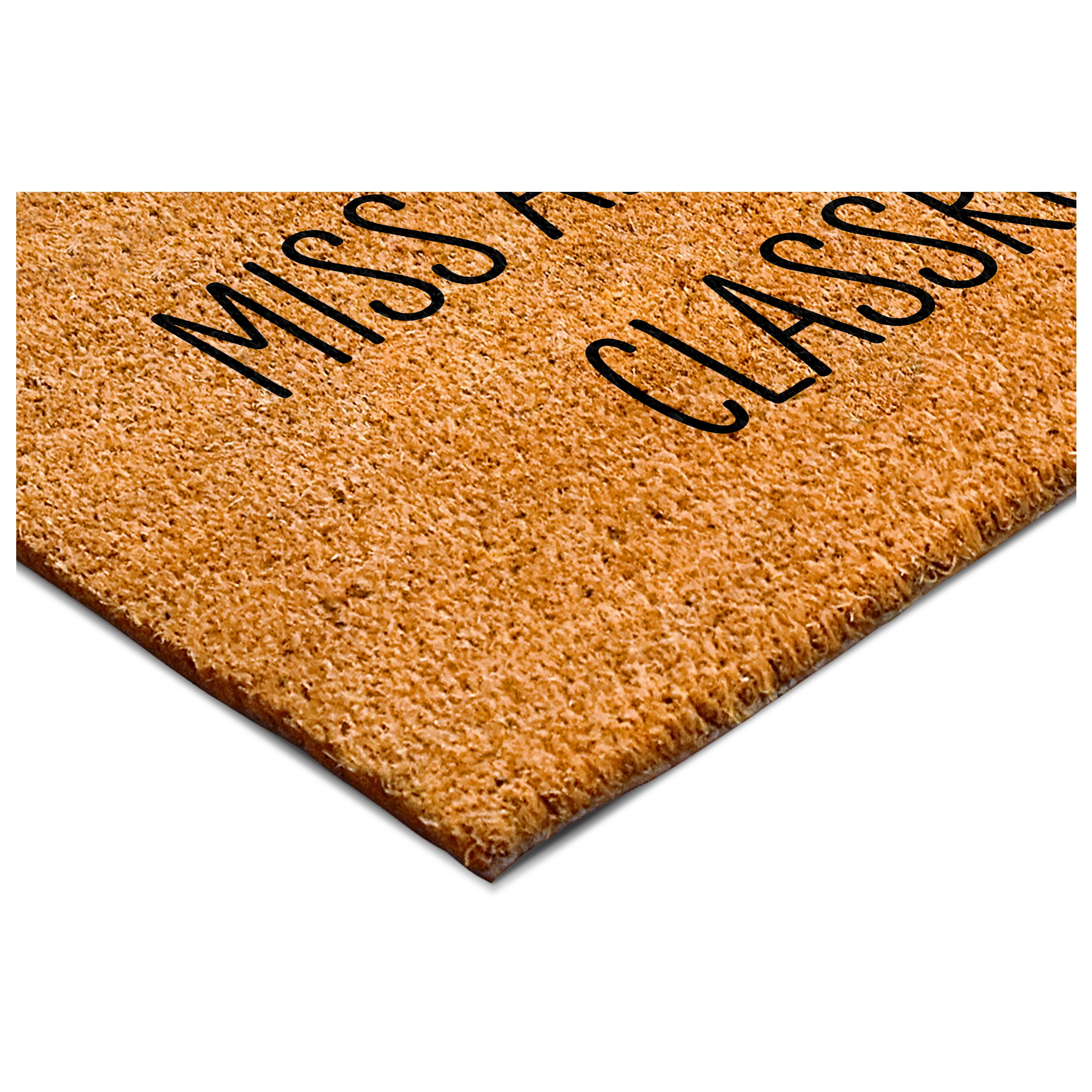 Calloway Mills 111962436 Personalized Miss Classroom Doormat 24" x 36"