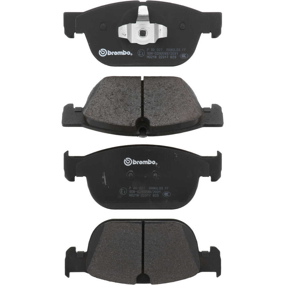 Brembo P86027 PRIME Low-Met Brake Pad Set