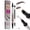 DARK BROWN, variant on Dual-End Liquid Eyebrow Pen, Brown, Waterproof Smudge-Proof Brow Pen with Brush, Natural Hair-Like Strokes for Auburn & Medium Brown Hair
