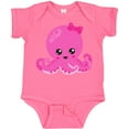 thumbnail image 3 of Inktastic Cute Octopus, Little Octopus, Baby Octopus, Hearts Girls Baby Bodysuit, 3 of 5