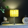 thumbnail image 2 of ORE International 18.25" Yellow Roses in Bloom Acrylic / Metal Table Lamp, 2 of 6