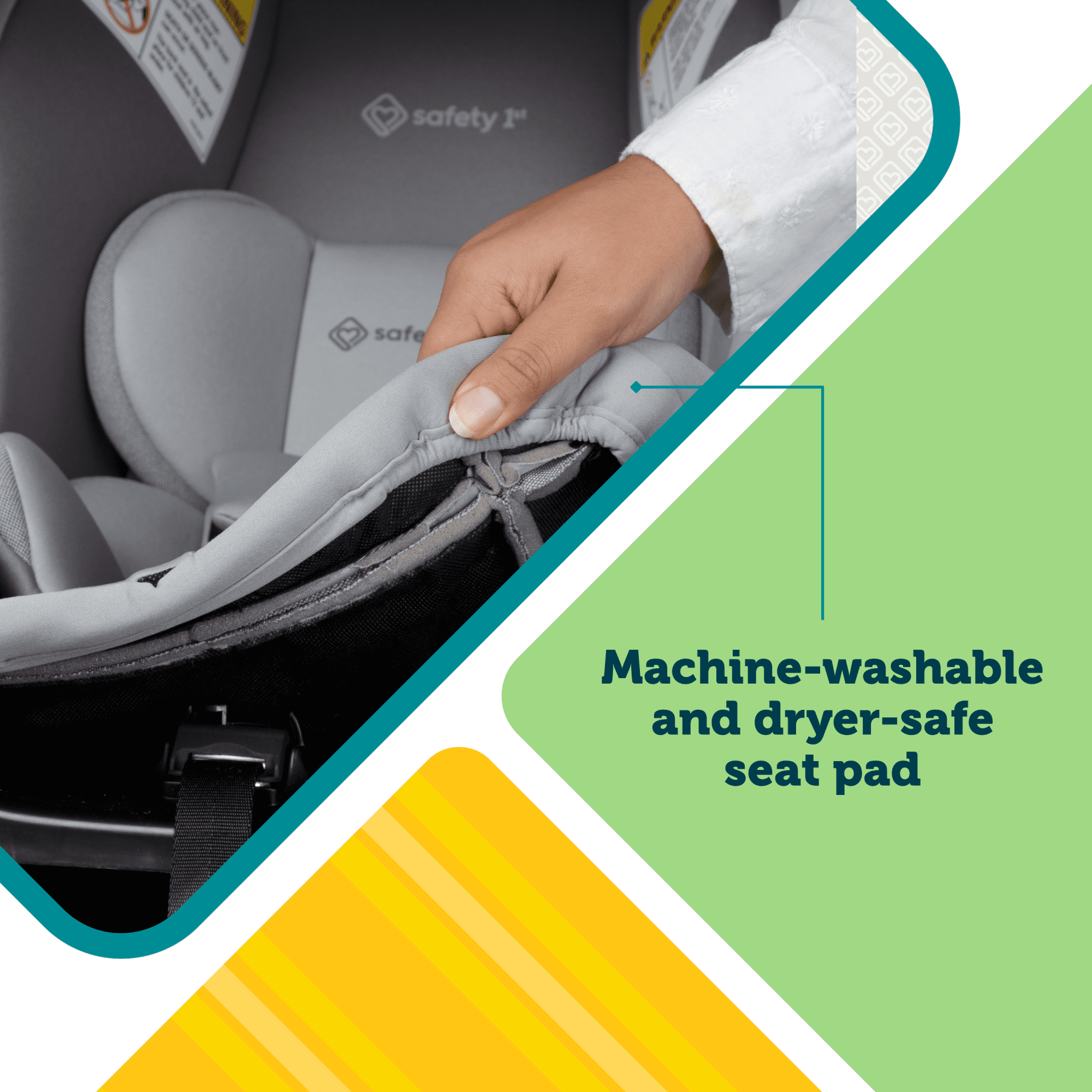 Safety 1st onBoard Slide DLX Infant Car Seat featuring SafetySlide Base