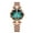 Blue, variant on Women's Rose Gold Quartz Watch – Waterproof, Moon Phase, Stainless Steel Strap