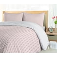 thumbnail image 5 of Ambesonne Love Duvet Cover Set, Stripe Sketch Heart, 2-Calking, Pale Pink and Black, 5 of 7