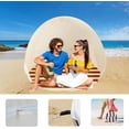 thumbnail image 3 of Ultraviolet Protection Pop-up Beach Tent, UPF 50+ Instant Easy Setup Sun Shelter Portable Lightweight Beach Canopy with Carry Bag Waterproof Windproof for Beach Camping Picnic Backyard(xxw), 3 of 7