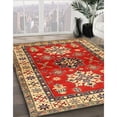 thumbnail image 3 of Ahgly Company Machine Washable Indoor Square Traditional Metallic Gold Area Rugs, 6' Square, 3 of 7