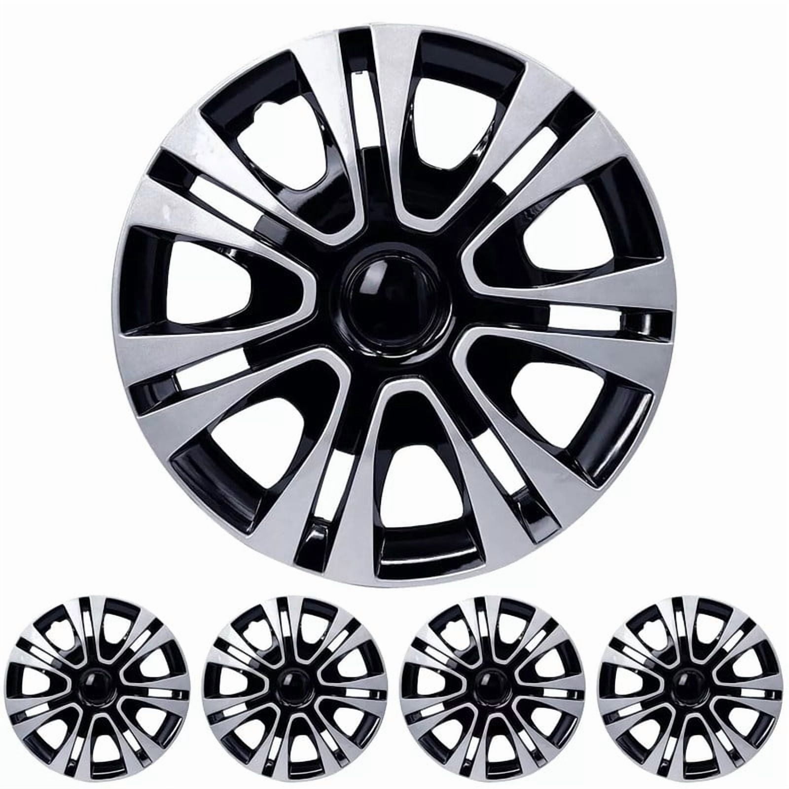 15" Set of 4 Wheel Covers Snap On Hubcaps Full Hub Caps fit R15 Tire & Steel Rim
