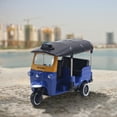 thumbnail image 5 of Education Retro Three Wheeled Taxi Alloy Model Cake Topper Display for Kids and Collectors, 5 of 5