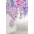 thumbnail image 2 of Pink Flower Window Film Privacy  Glass Sticker  Window Coverings Window Tint for Homedecor, 2 of 9