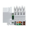 thumbnail image 6 of CAT5E RJ45 Keystone Jack Female Coupler Insert Snap-in Connector Socket Adapter, 6 of 12