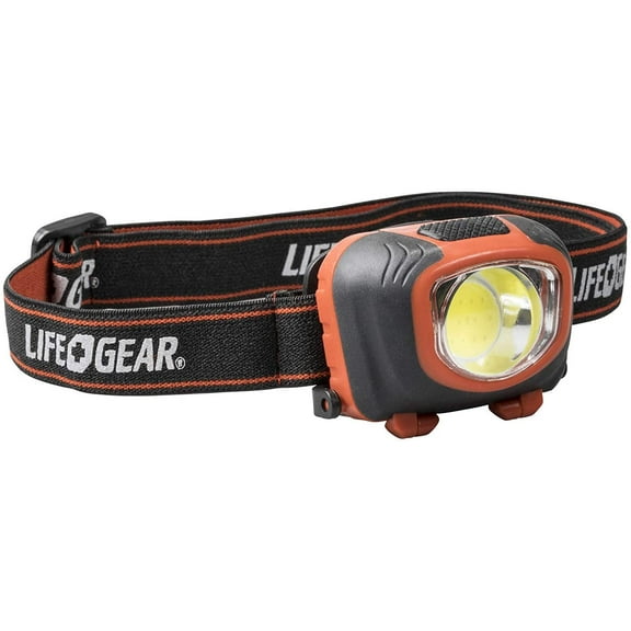 Life Gear Stormproof Headlamp - 260 Lumen LED - Red