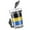 18.5x33x16cm, variant on TOOYFUL Turtle Tank Aquarium Clear Internal Wall Mounted Silent Saltwater Freshwater System Filtration Tank 18.5x33x16cm