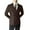 07-Brown, variant on oqasdz Suit Jacket for Men Double Linen Suit 2Pcs Slim Fit Wedding Business Wedding Party Banquet Casual Suit Coat Top,Size XL