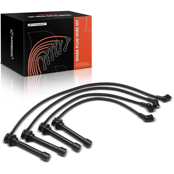 A-Premium 5PCS Spark Plug Wires Compatible with Nissan Sentra 1991-1994 1998-1999, 200SX 1995-1998, NX 1991-1993 & Infiniti 1991-1996 1999, 2.0L