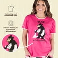 thumbnail image 6 of LazyOne Pajamas for Women, Cute Pajama Pants and Top Separates, Bear in the Morning Pink, Animals (Large), 6 of 7