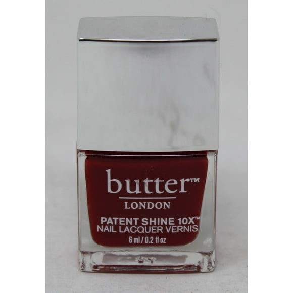 Butter London Patent Shine 10X Mini Vernis à Ongles Her Majesty Red 0.2 Onces