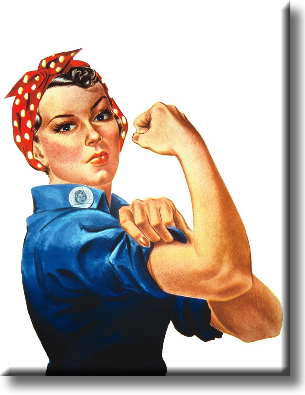 We Can Do It, Women Power Picture on Stretched Canvas, Wall Art Décor, Ready to Hang We Can Do It, Women Power Picture on Stretched Canvas, Wall Art Décor, Ready to Hang