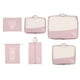 thumbnail image 2 of Set de 6 piezas para empaquetar - organizadores de equipaje de viaje con bolsa para zapatos, estuche para electrónica y cosméticos, malla transpirable, plegable, 6 tallas, 2 of 6