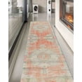 thumbnail image 4 of Red Rugs, Faded Rug, Medallion Rug, Boho Rugs, Turkish Rug, Bathroom Rug, Round Rug, 3D Printeds Rug, Kitchen Rug, Non-Slip Carpet, 2'x3' - 60x90 cm, 4 of 8