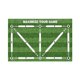 thumbnail image 2 of Tapete de entrenamiento de fútbol para niños, tapete ligero para césped, tapete para campo de fútbol 60 cm x 90 cm, 2 of 9