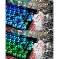 thumbnail image 6 of MAGIC-REFINER MK31 60% Wired Hot Swappable Mechanical Keyboard with Transparent Keycaps, Compact 66 Keys Chroma RGB Backlit Ergonomic Custom Gaming Keyboard Knob Control for PC/MAC (Black), 6 of 8