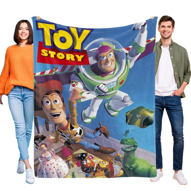 Toy Story anti-pilling, suave, ligera, esponjosa y acogedora de lujo para hogar y cocina – Perfecta para niños y adultos,120x80cm