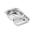thumbnail image 4 of Placa dividida para niños para para PARTICIÓN Bandeja de bandeja de bandeja de bandeja dividida Plato dividido de acero inoxidable para bocadillos de Dos cuadrícula, 4 of 8