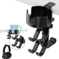 thumbnail image 4 of BQBQERT Functional Desk Accessory Featuring Cup Holder, Headphone Hooks, And Rotating Pencil Holder For Organized Workspaces, 4 of 10