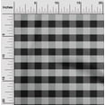 thumbnail image 2 of oneOone Georgette Viscose Gray Fabric Check Quilting Supplies Print Sewing Fabric By The Yard 42 Inch Wide, 2 of 4