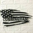 thumbnail image 2 of Handmadetneonsign Custom Distressed USA Flag Metal Wall Art LED Light - Personalized American Flag, 2 of 3