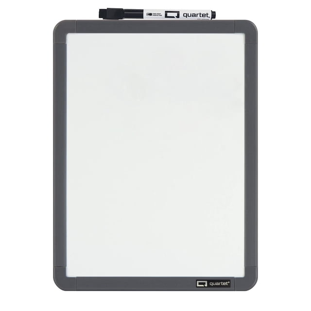 Quartet Dry-Erase Board, Non-Magnetic, Plastic Frame, Whiteboard, 11” x 8.5”
