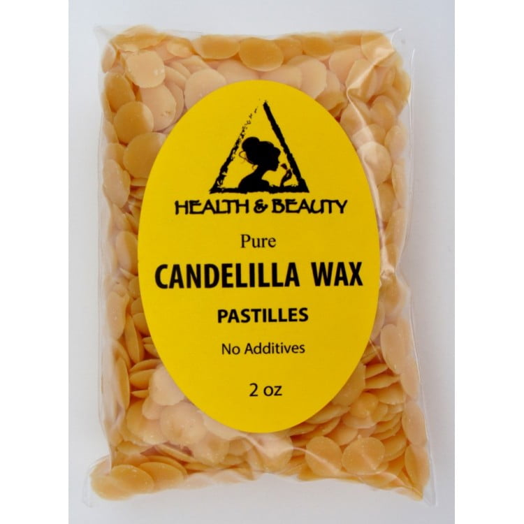 CANDELILLA WAX FLAKES ORGANIC VEGAN BEARDS PASTILLES PRIME 100 PURE 2 OZ