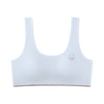 thumbnail image 2 of Starter Bra Training Bra Girls Underwear Sports Bra Removable Padded Yoga Top Wirefree Medium Support Built Up Stretch Sports Bra for Active Girls, 2 of 7