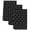 Black, variant on Orange Morocco Kitchen Towels Set of 1, Absorbent Microfiber Dish Tea Towels with Hanging Loop, Geometric Leaf Diamond Lattice Abstract Resuable Hand Towel for Home Kitchen Cooking Cleaning 18"x28"